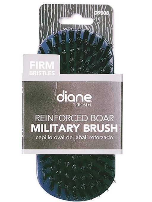 Diane Hair Brush blue Diane Reinforced Boar Military Brush Assorted Colors - Firm Bristles #D9008