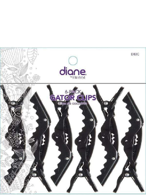 Diane Hair Clips Diane Gator Clips 6-Pack #D83C