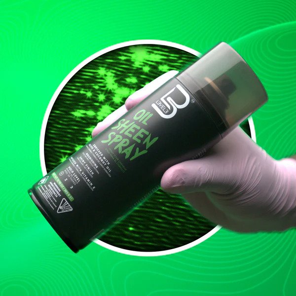 Oil sheen spray
