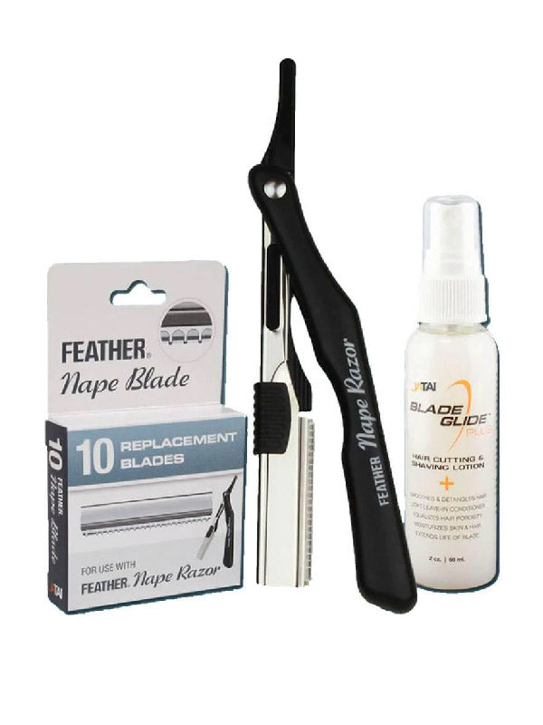 Jatai Feather Nape & Body Razor Kit