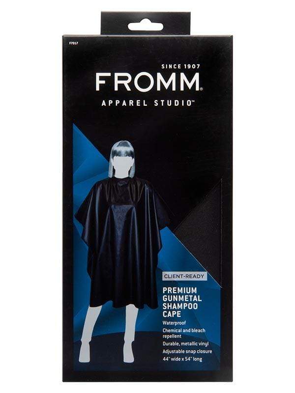 Fromm Shampoo Cape Fromm Apparel Studio Client Premium Gunmetal Shampoo Cape