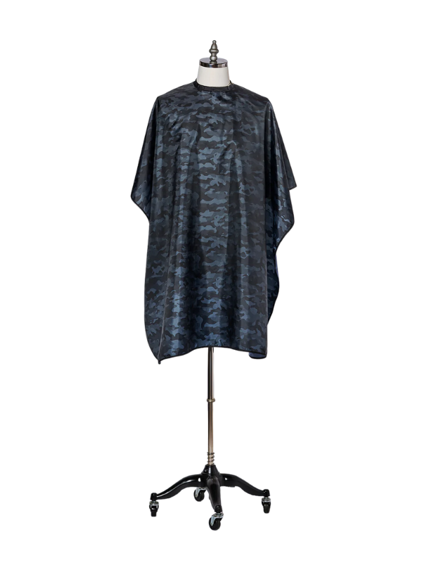 Fromm-Premium-Camo-Barber-Cape-Black