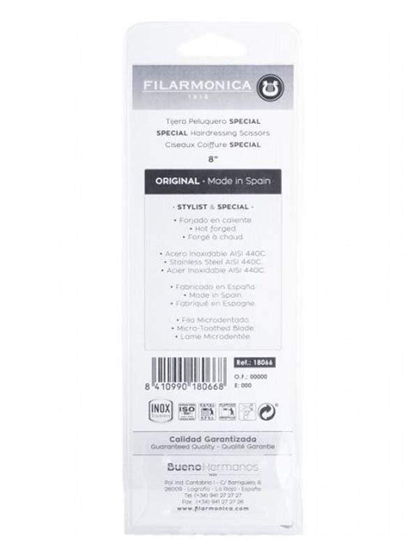 Filarmonica Cutting Shear Filarmonica Special Hairdressing Scissor 8"