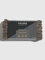 Fromm Colorsafe Cotton Towels - 6 Pack brown