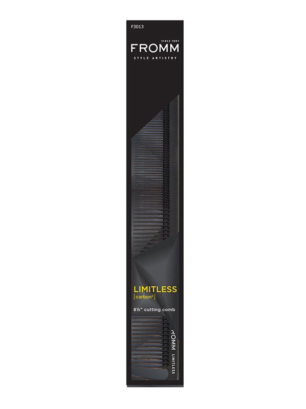 Fromm-Limitless-Carbon-Cutting-Comb-8.5"- Black