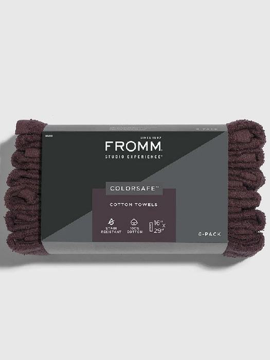 Fromm Colorsafe Cotton Towels - 6 Pack Purple