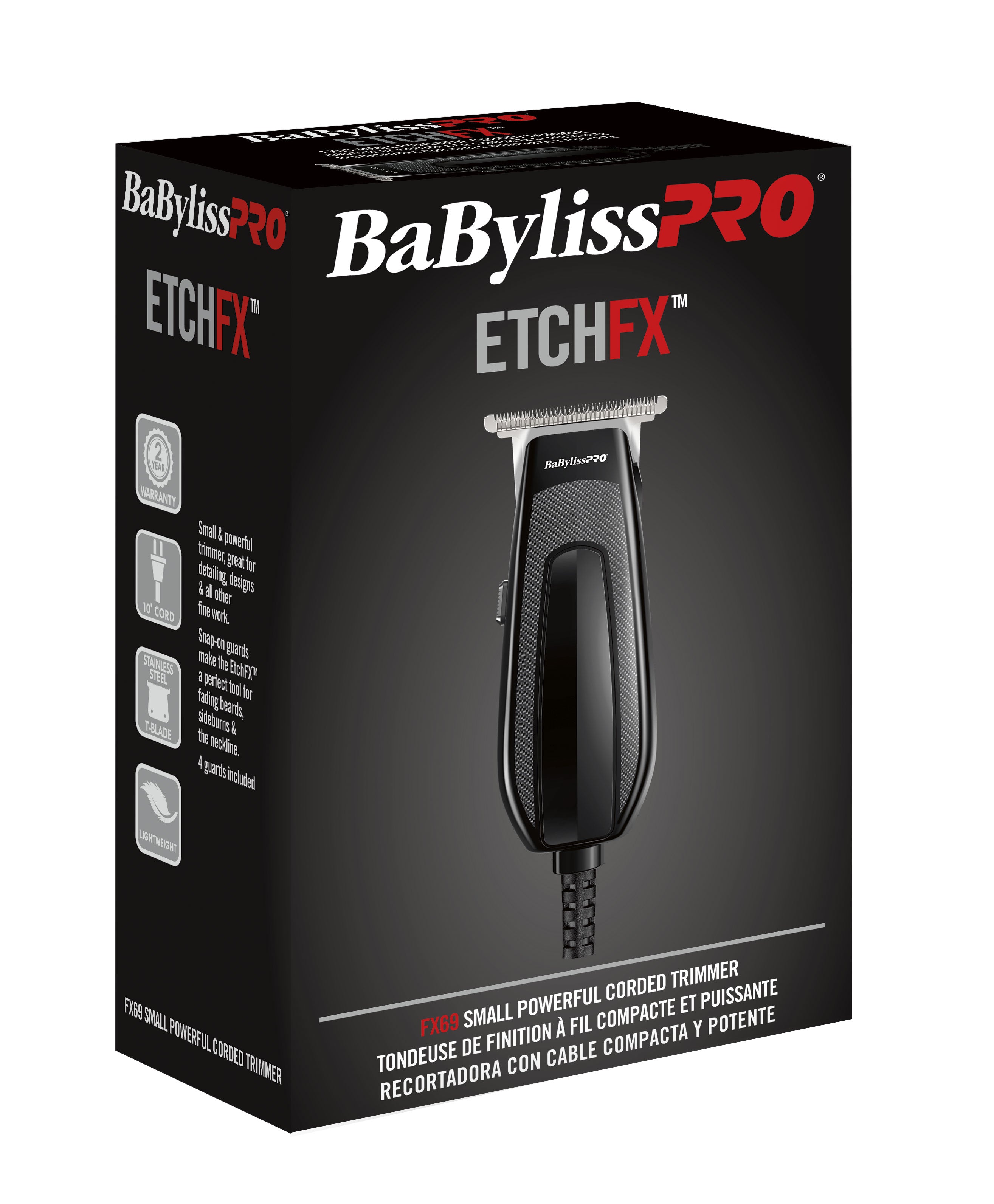 BaBylissPRO EtchFX Small Powerful Corded Trimmer #FX69 (Dual Vip