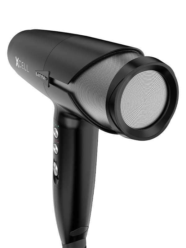 Gamma+ Xcell Hair Dryer (Matte Black) — Vip Barber Supply
