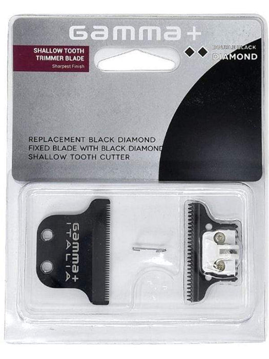 Gamma+ Trimmer Blade Gamma+ Trimmer Replacement Fixed blade with Black Diamond Shallow Tooth Cutter #GPAHRBSD