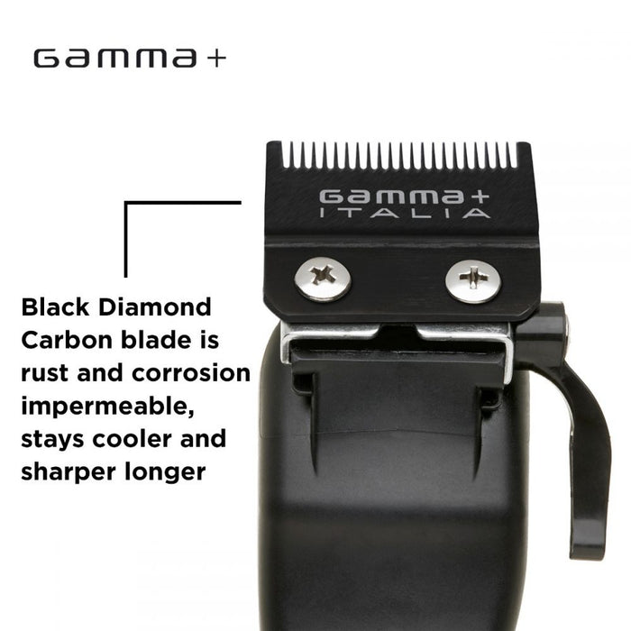 Gamma+ Fixed Black Diamond Fade Clipper Blade