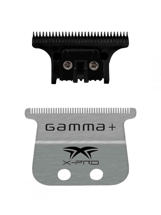 Gamma+ Fixed X-Pro Wide Stainless Steel Trimmer Blade with DLC Cutter