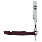 Irving Barber Company Razor Holder IBC Chrome / Brandy Razor