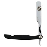 Irving Barber Company Razor Holder IBC Chrome / Matte Black Razor