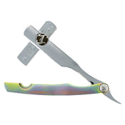 Irving Barber Company Razor Holder IBC Chrome / Yellow Zinc Razor