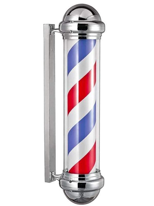 K-CONCEPT Barber Pole K-Concept Chrome Plated & Round Top Barber Pole