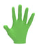 l3vel3 professional nitrile barber gloves green
