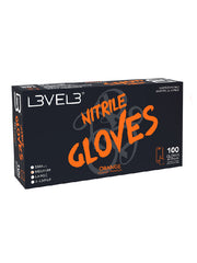 l3vel3 professional nitrile gloves orange