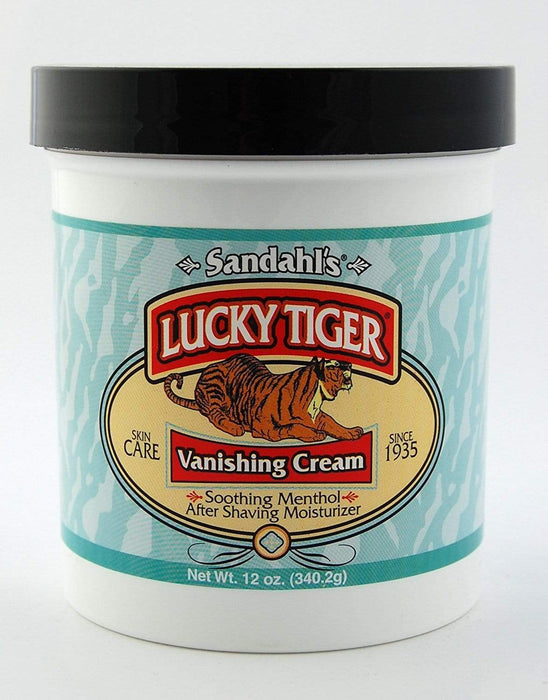 Lucky Tiger Skin Care Lucky Tiger Menthol Mint Vanishing Cream – 12 oz.