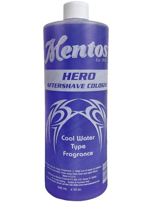Mentos Hero After Shave Cologne Cool Water 32oz — Vip Barber Supply