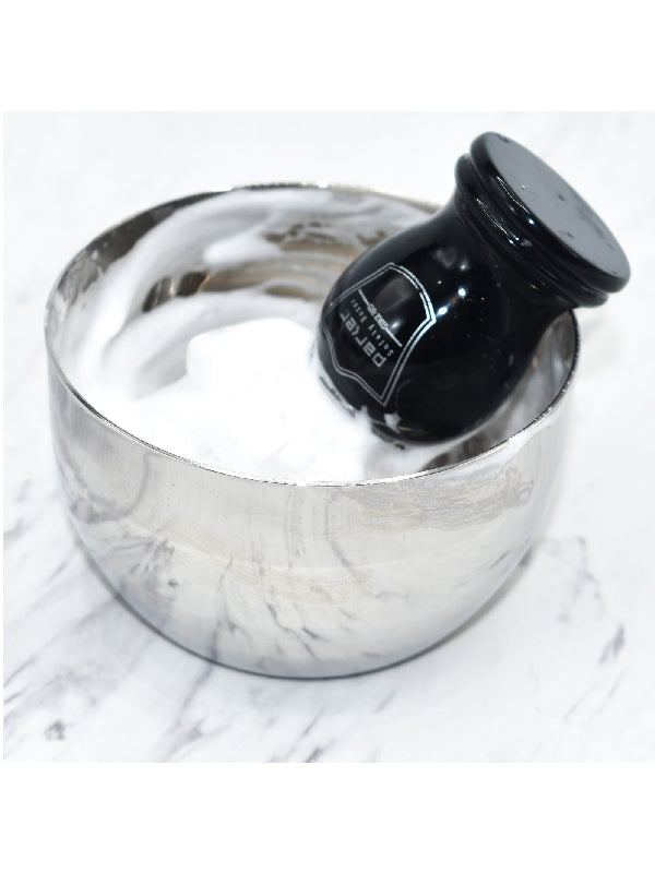 Parker Polished Stainless Steel Shaving Bowl