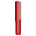 Flat Top Clipper Comb Red
