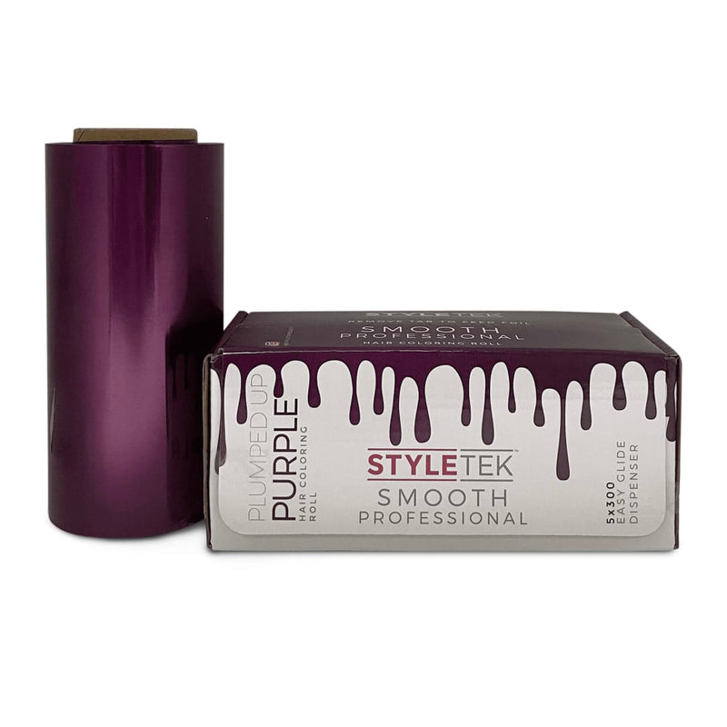 Hojas de papel de aluminio en relieve Styletek de 5x300 pies en rollo