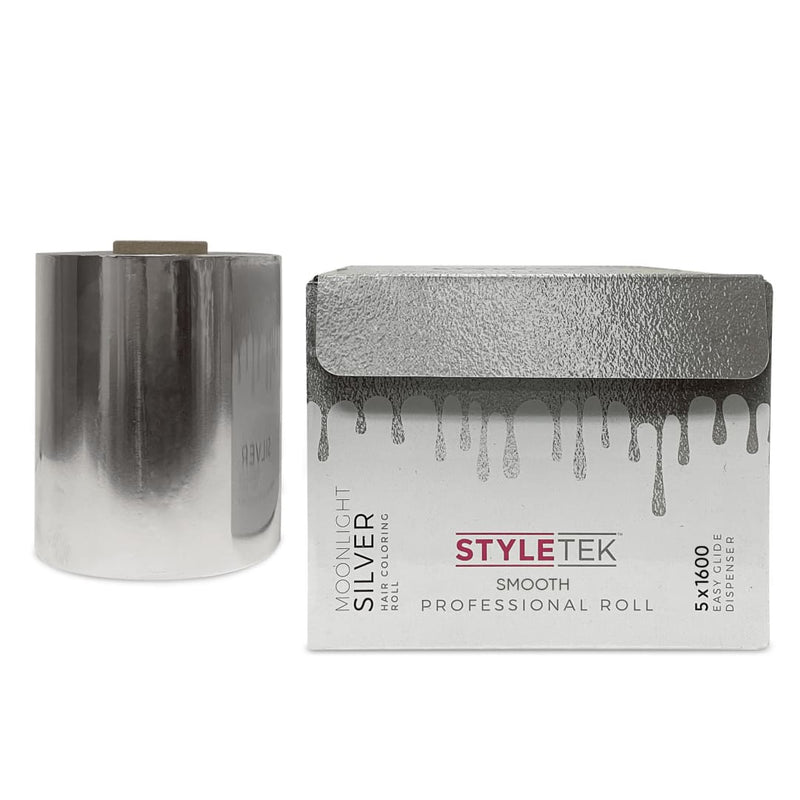 Hojas de papel de aluminio en relieve Styletek de 5x300 pies en rollo