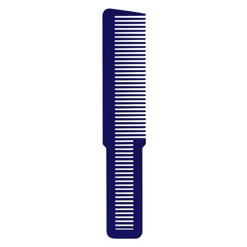 Flat Top Clipper Comb Royal Blue