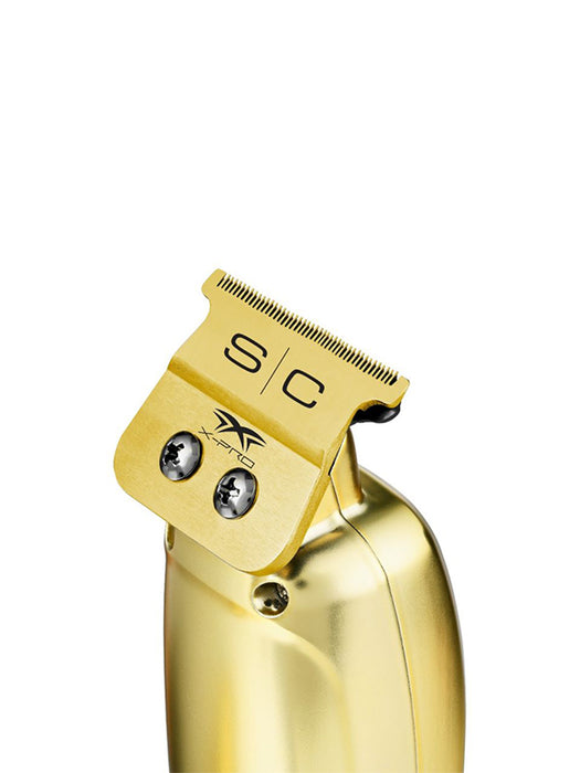 Stylecraft Saber Professional Full Metal Body Digital Brushless Motor Cordless Trimmer - Gold