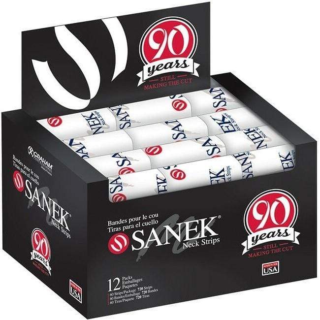 Sanek Neck strips Graham Sanek Neck Strips - 2,880 Strips (720 Strips X 4 Box)