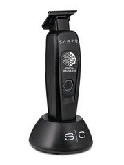 Saber Professional Full Metal Body Digital Brushless Motor Cordless Trimmer - Black
