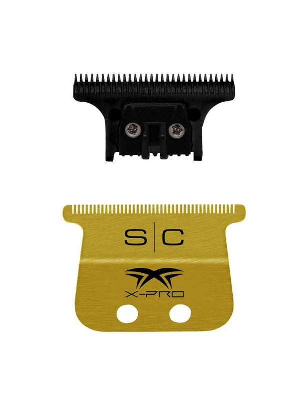 StyleCraft Fixed Gold X-Pro Wide Trimmer Blade with DLC Deep Tooth Cutter