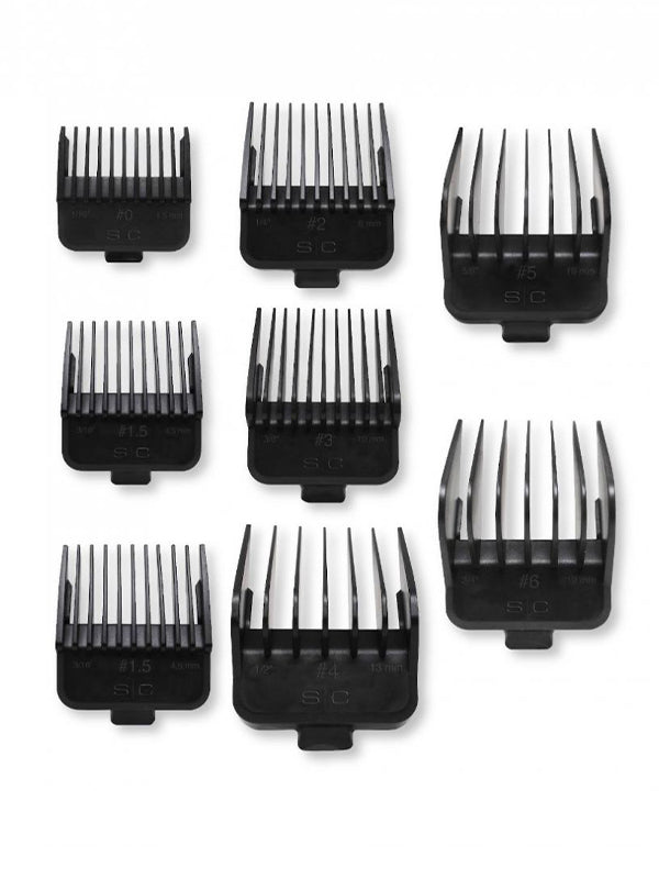 StyleCraft DUB Universal Magnetic Clipper Guards - Black