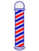 Scalpmaster Barbershop Sign/Decor Scalpmaster Striped Barber Pole Cling Window Decal Sticker SC-9015