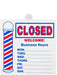 Scalpmaster Barbershop Sign/Decor Scalpmaster Barber Shop Open/Closed Sign SC-9016