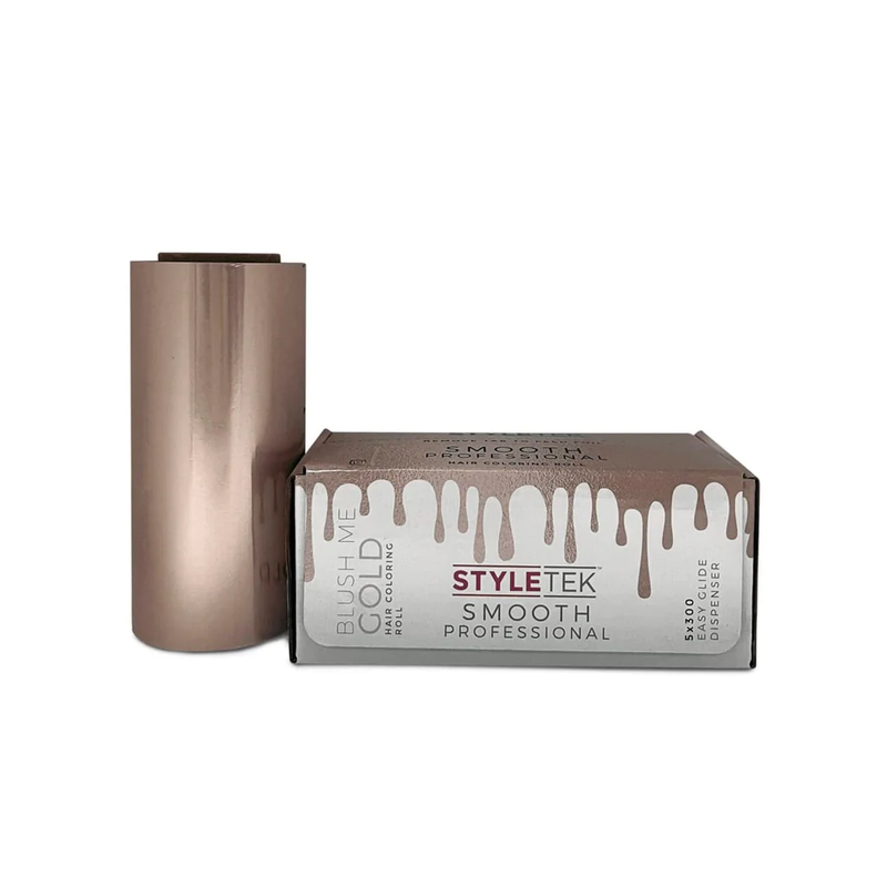 Hojas de papel de aluminio en relieve Styletek de 5x300 pies en rollo