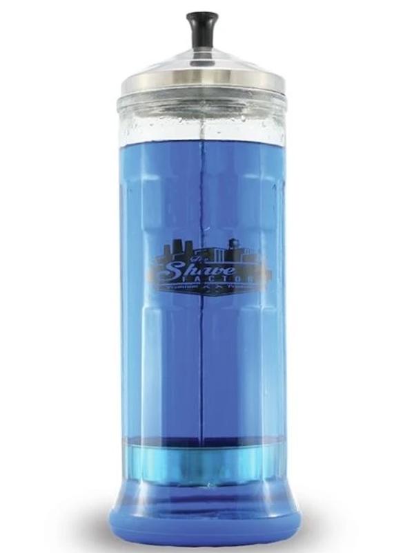 The Shaving Factory Sanitizing Jar The Shaving Factory Disinfectant Jar