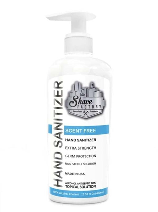 The Shaving Factory Skin Care Shave Factory Hand Sanitizer "Scent Free" 13oz