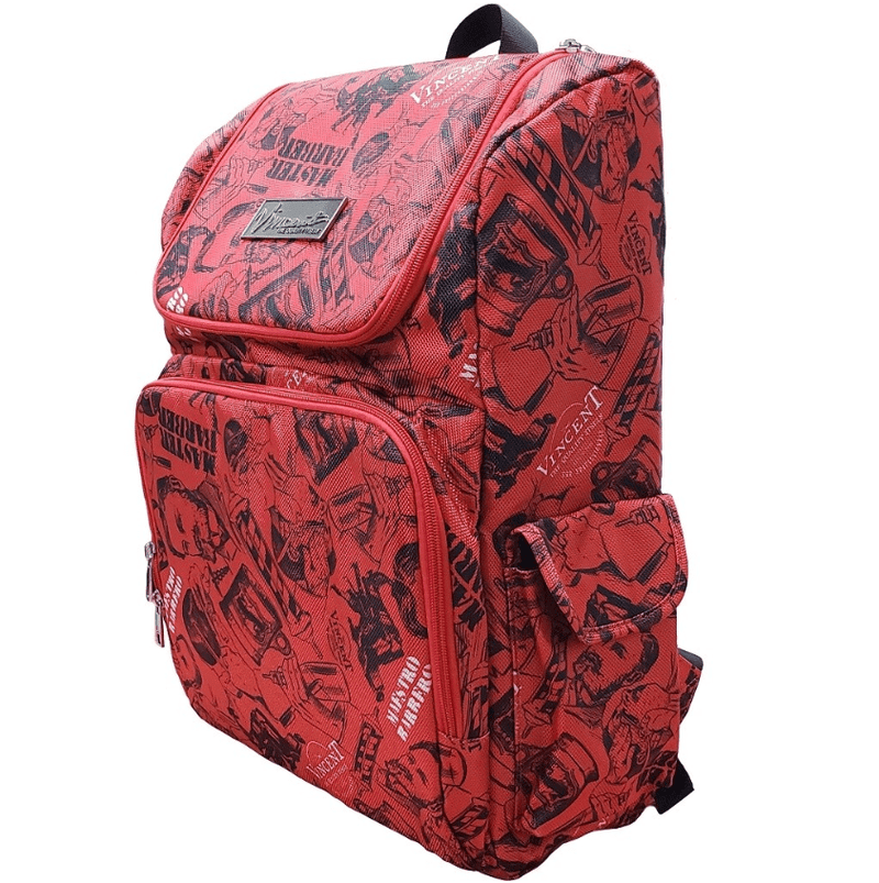 Vincent-Yanaki Backpack Vincent Barber Backpack - Vintage Red #VT10301