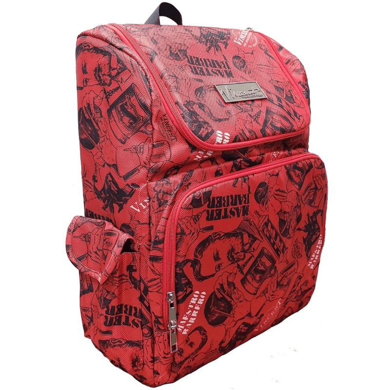 Vincent-Yanaki Backpack Vincent Barber Backpack - Vintage Red #VT10301