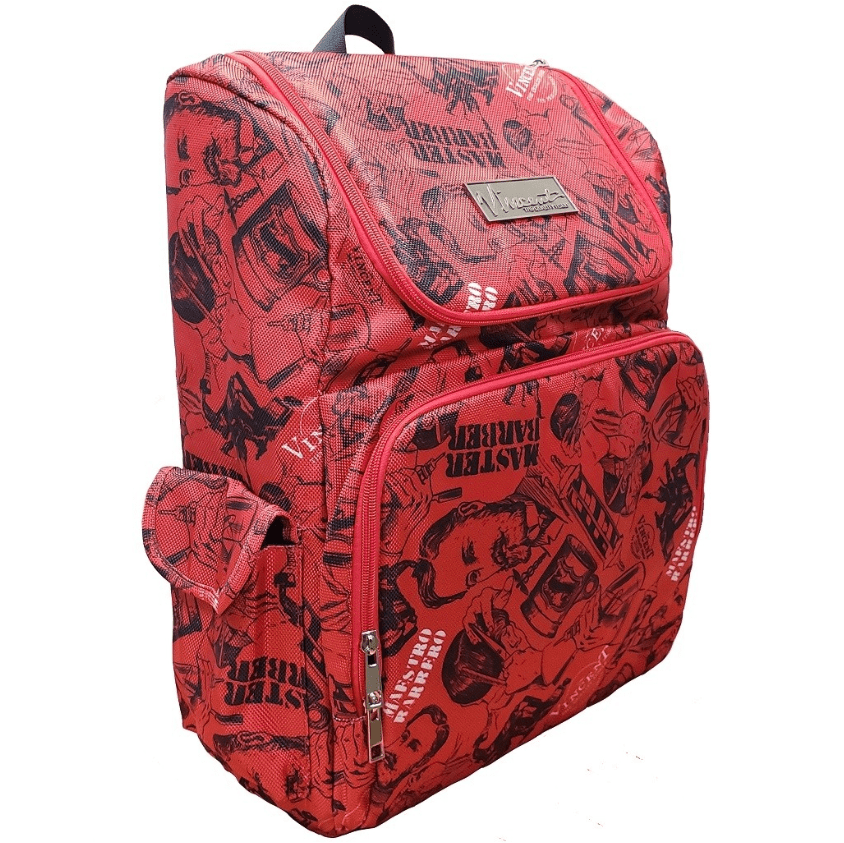 Vincent Backpack - Vintage Red #VT10301 — Vip Barber Supply