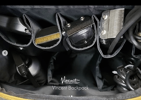 Vincent-Yanaki Backpack Vincent Barber Backpack - Vintage Silver #VT10302
