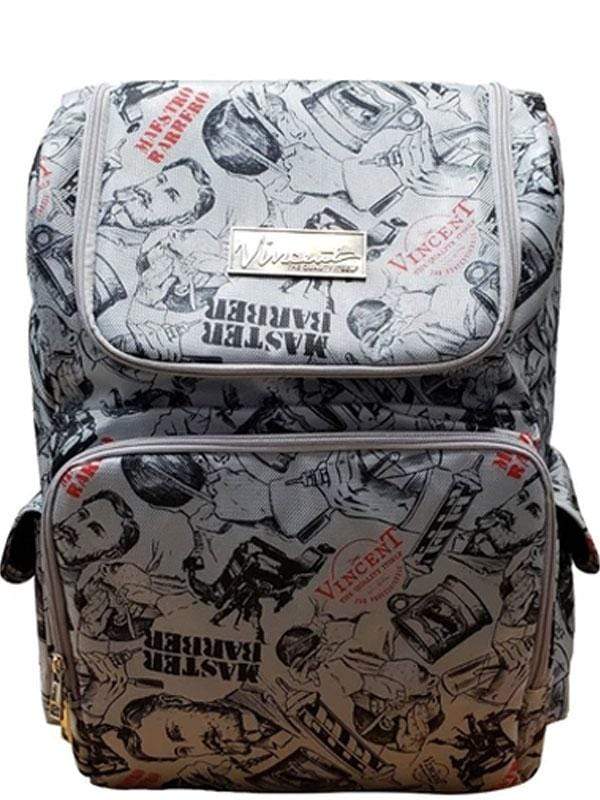Vincent-Yanaki Backpack Vincent Barber Backpack - Vintage Silver #VT10302