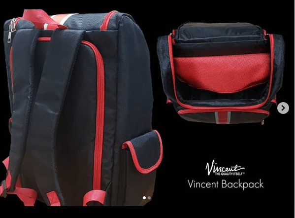 Vincent-Yanaki Backpack Vincent Barber Backpack - Classic Black #VT10303