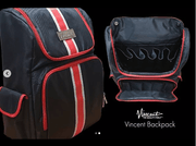 Vincent-Yanaki Backpack Vincent Barber Backpack - Classic Black #VT10303