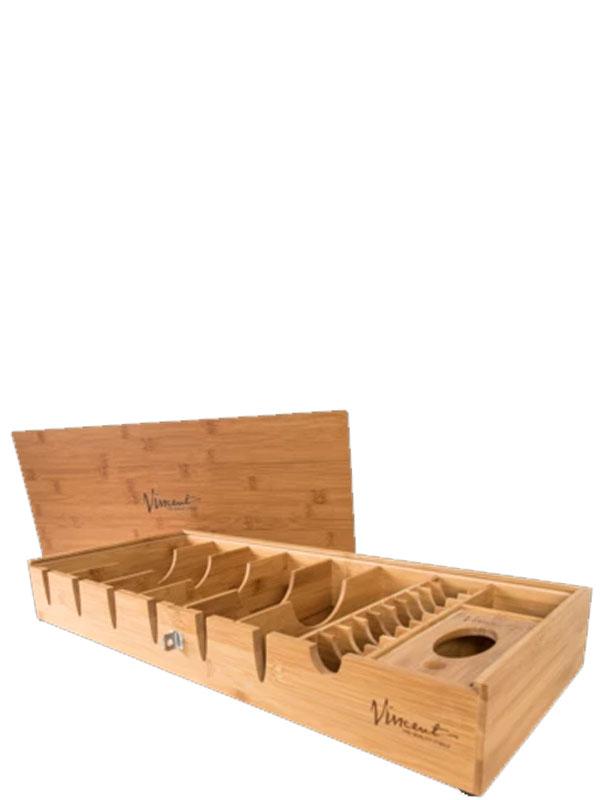 Vincent-Yanaki Barber Tray Vincent Bamboo Counter Top Tray Updated Edition