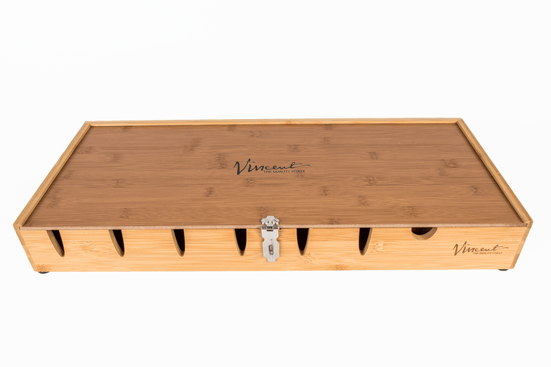 Vincent-Yanaki Barber Tray Vincent Bamboo Counter Top Tray Updated Edition