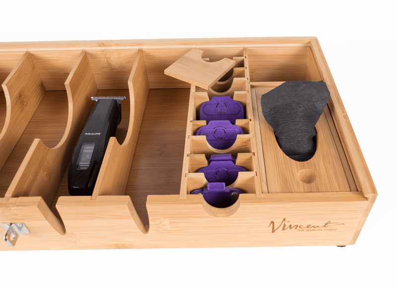 Vincent-Yanaki Barber Tray Vincent Bamboo Counter Top Tray Updated Edition