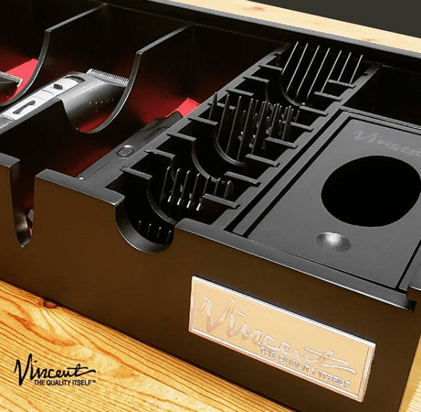 Vincent-Yanaki Barber Tray Vincent Bamboo Counter Tray "Black"