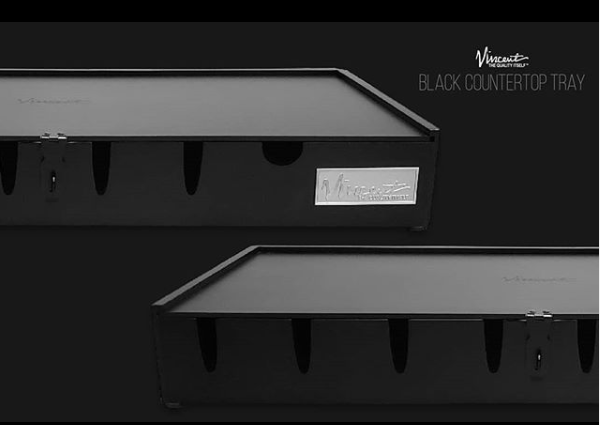 Vincent-Yanaki Barber Tray Vincent Bamboo Counter Tray "Black"